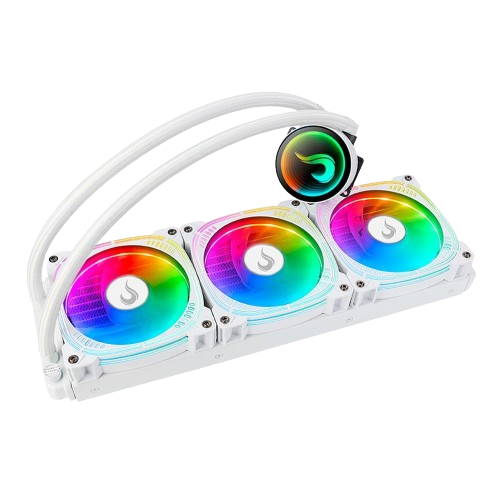 Water Cooler Risemode Aura Frost Pro, ARGB, 360mm, AMD/Intel, Branco - RM-WCF-07-ARGB