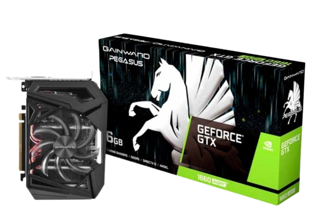 PLACA DE VIDEO GTX 1660 SUPER 6GB GAINWARD PEGASUS GEFORCE GDDR6 192 BIT SINGLE FAN- NE6166S018J9-161F