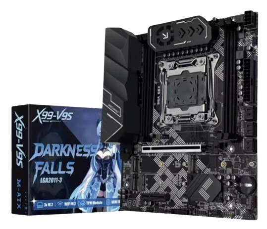 PLACA MAE MACHINIST X99 V9S TPM 2.0 BLACK DDR4 LGA2011-3 MATX